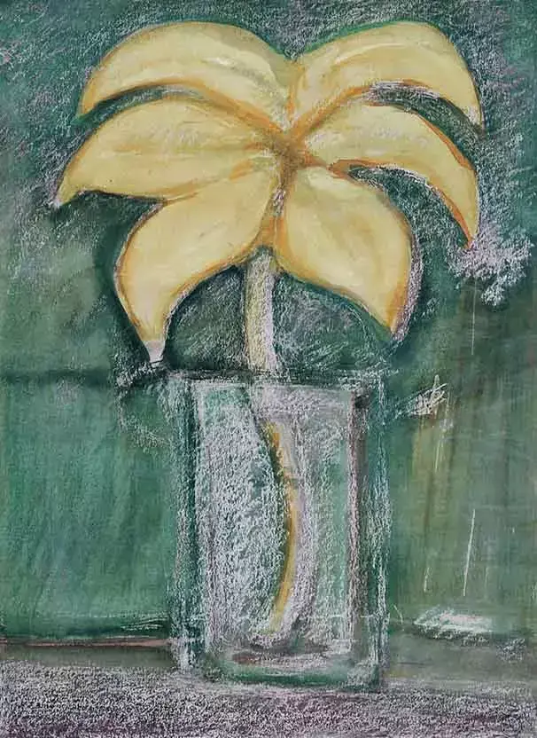 Abidin Dino' nun Çiçekler adlı çalışmalarından bir tablo