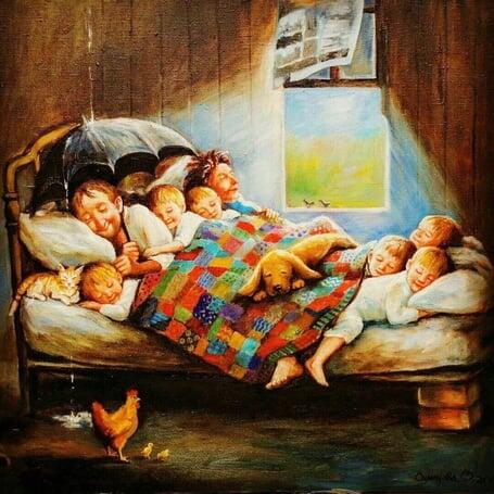 Abidin Dino'ya atfedilen "Mutluluğun Resmi" tablosu 