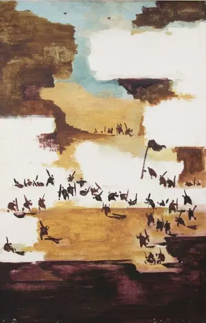 Abidin Dino'nun "Yürüyüş" adlı tablosu