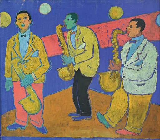 Fikret Mualla'nın ünlü Cazcılar tablosu