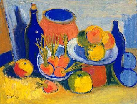 Fikret Mualla'nın başlıca eserleri arasında olan bir tablosu