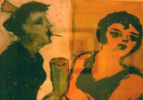 Fikret Mualla'nın başlıca eserleri arasında olan bir tablosu