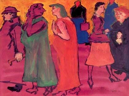 Fikret Mualla'nın başlıca eserleri arasında olan bir tablosu