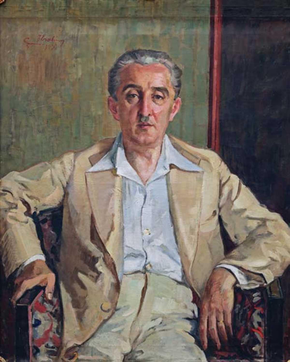 İbrahim Çallı'nın otoportresi