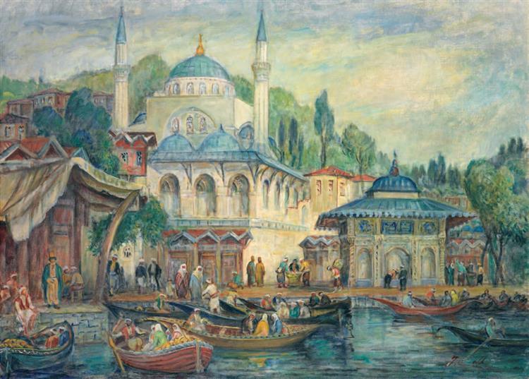 İbrahim Çallı'nın Üsküdar tablosu