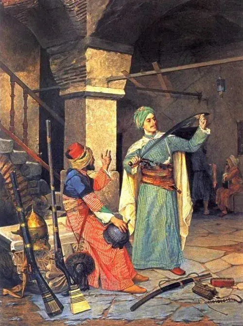 Osman Hamdi Bey'in Silah Taciri tablosu