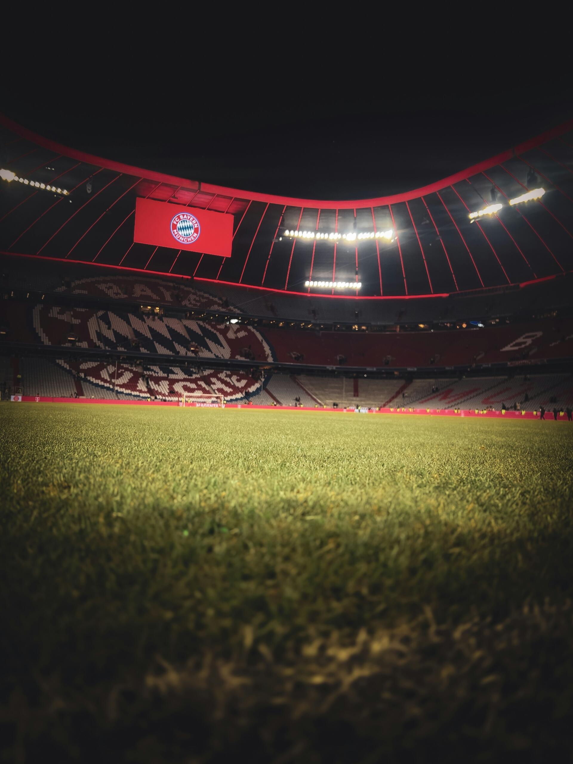 Bundesliga maçlarında kullanılan Bayern Münich Stadyumu