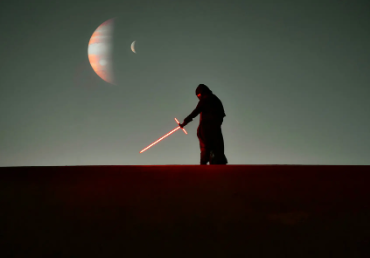 Star wars filminden bir sahne