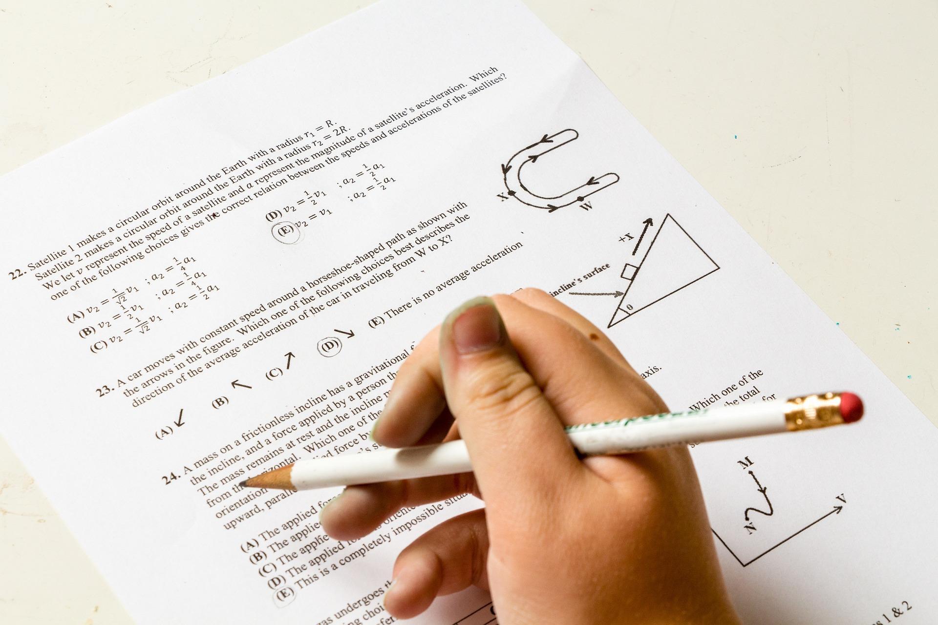 Matematik çalışma kağıdı