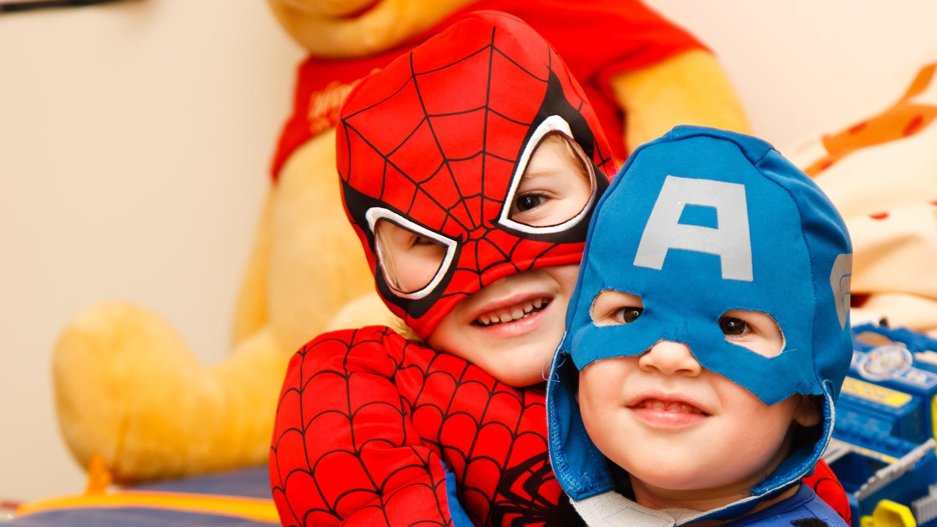 kids in the fancy costumes