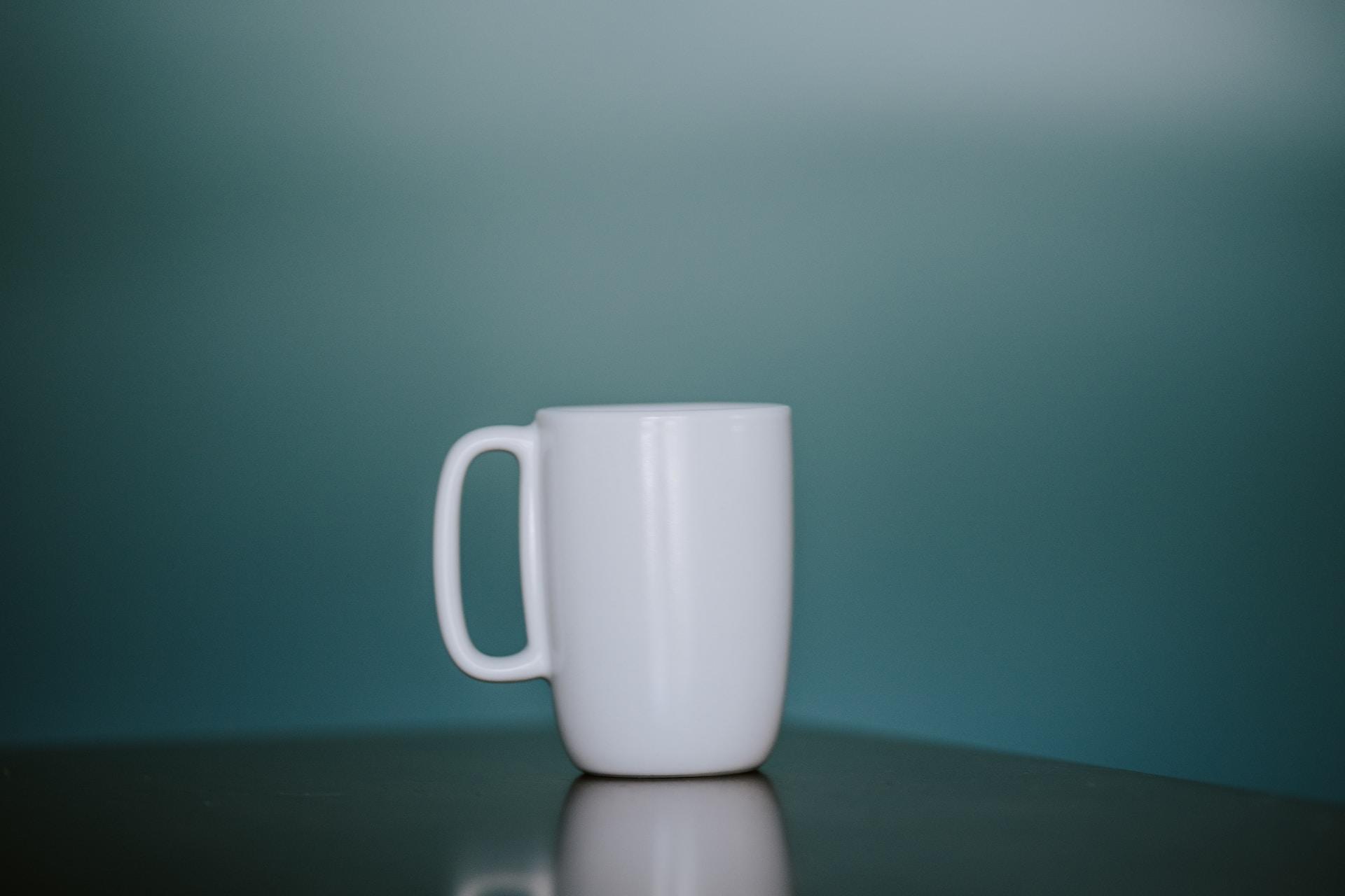 white long cup