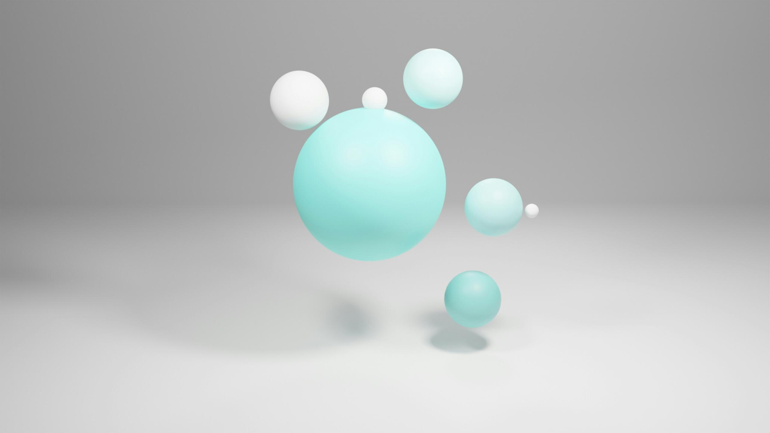 світлоголубі кульки