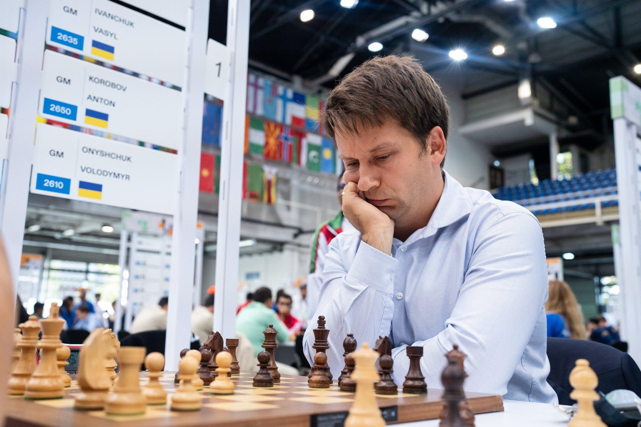 Андрій Волокитін під час шахової партії