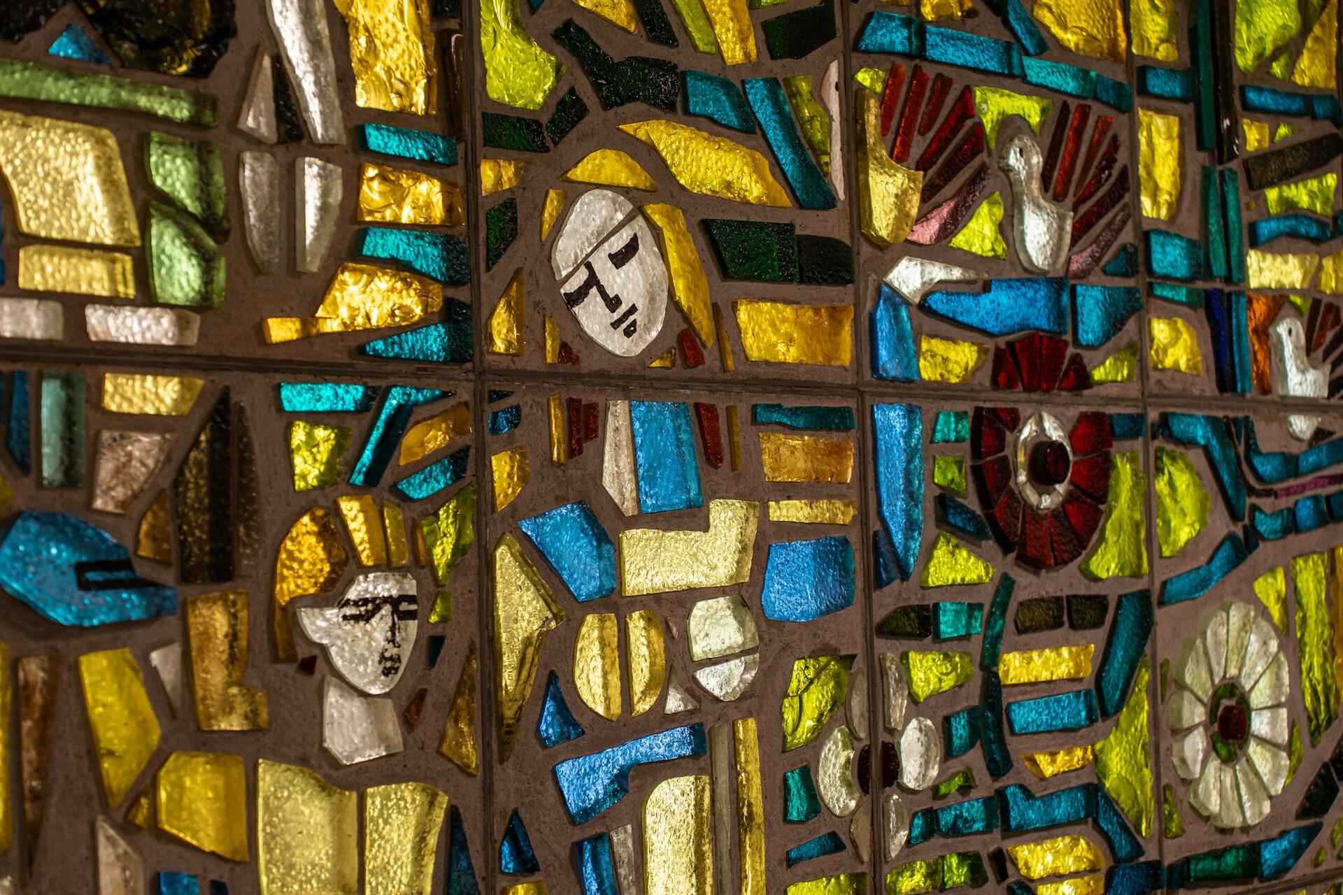 frescoart made of glass
