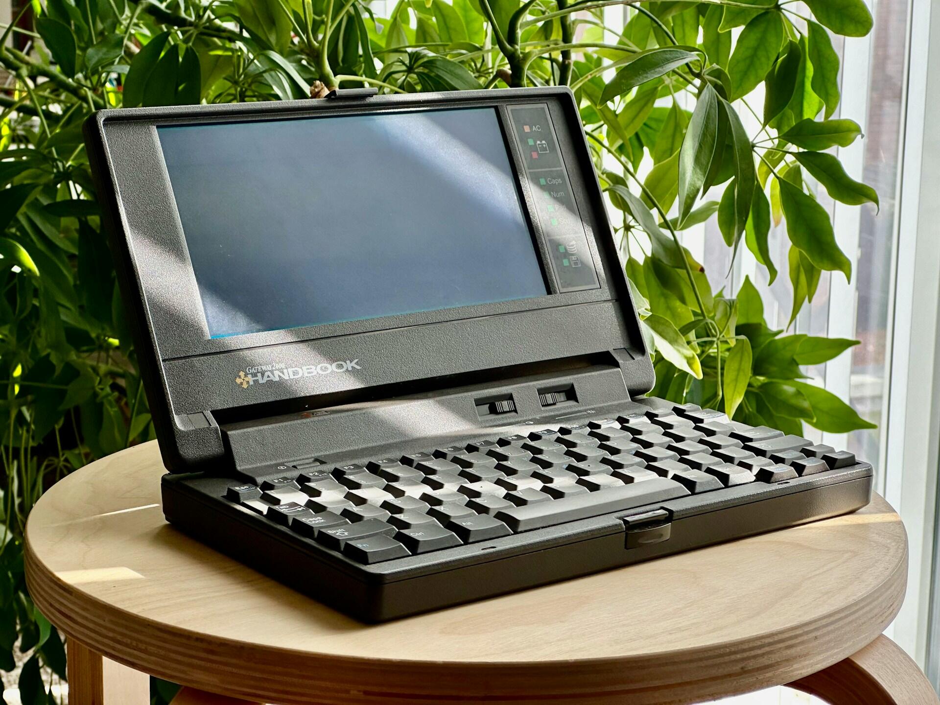 old handbook a laptop prototype