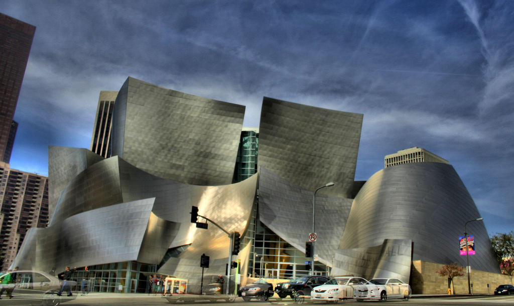 Walt Disney Concert Hall, Music Center of Los Angeles County. Photo: Visual Hunt