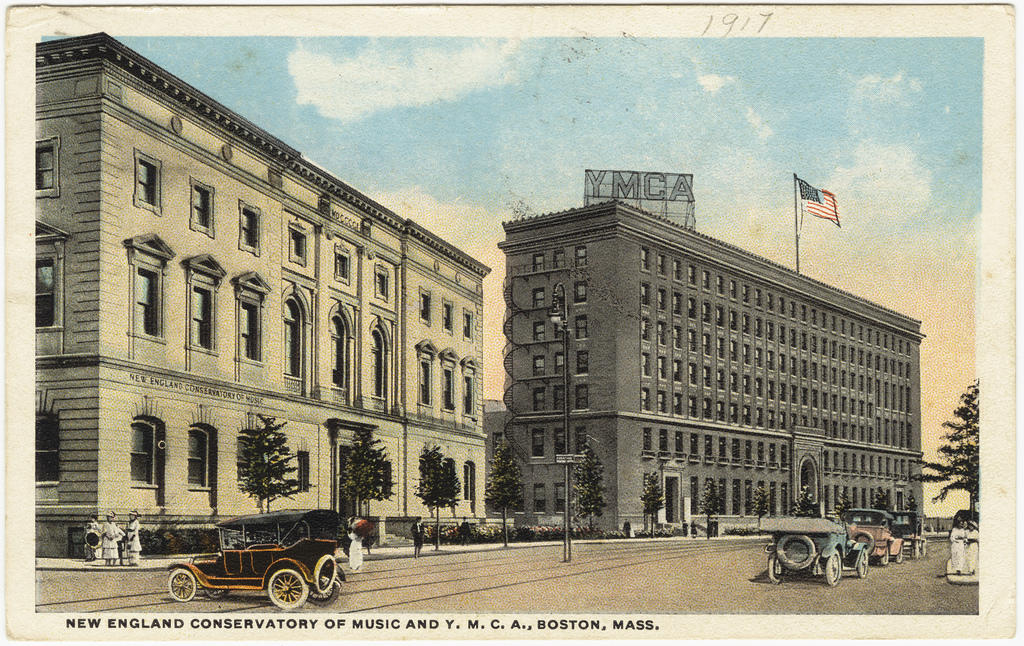The New England Conservatory of Music in Boston, back in 1917! Image: Visual Hunt