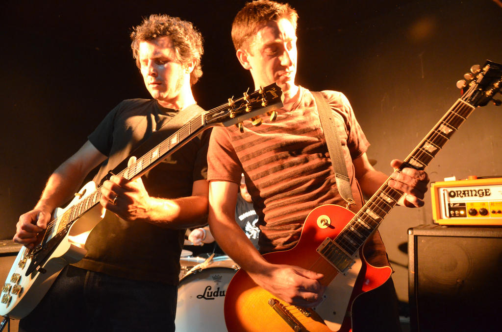 In Boston there's a concert night -- mandatory "homework" for every budding guitarist. Here's Infernal Overdrive at O'Brien's in Allston, Mass in 2011. Image: Visual Hunt