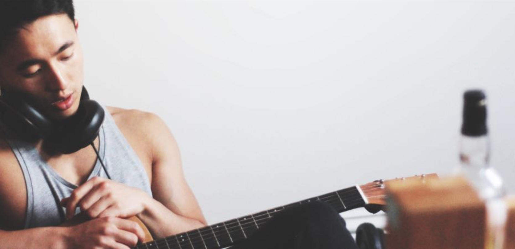 The techniques of playing the guitar.