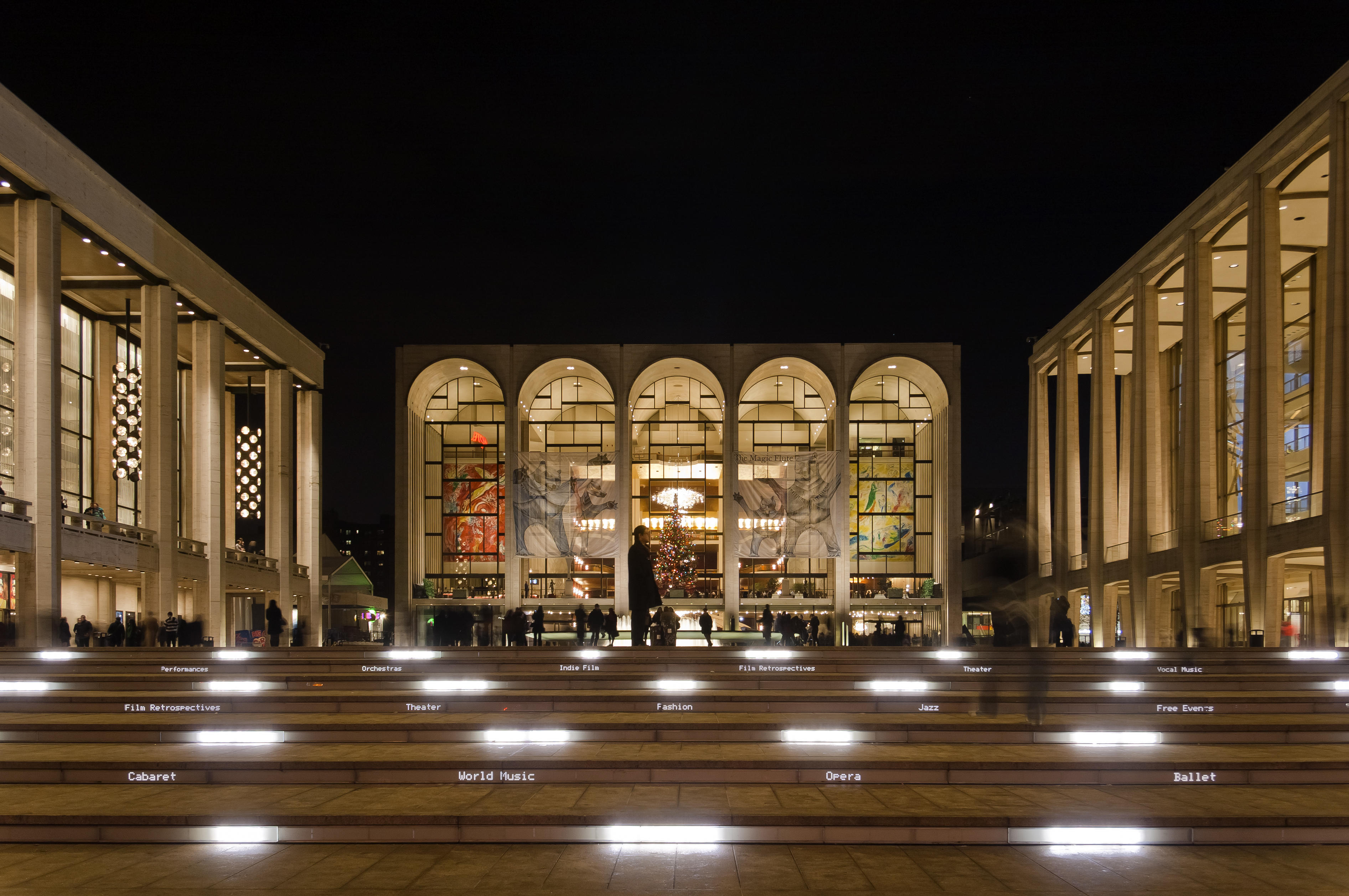 Julliard, located at the Lincoln Center