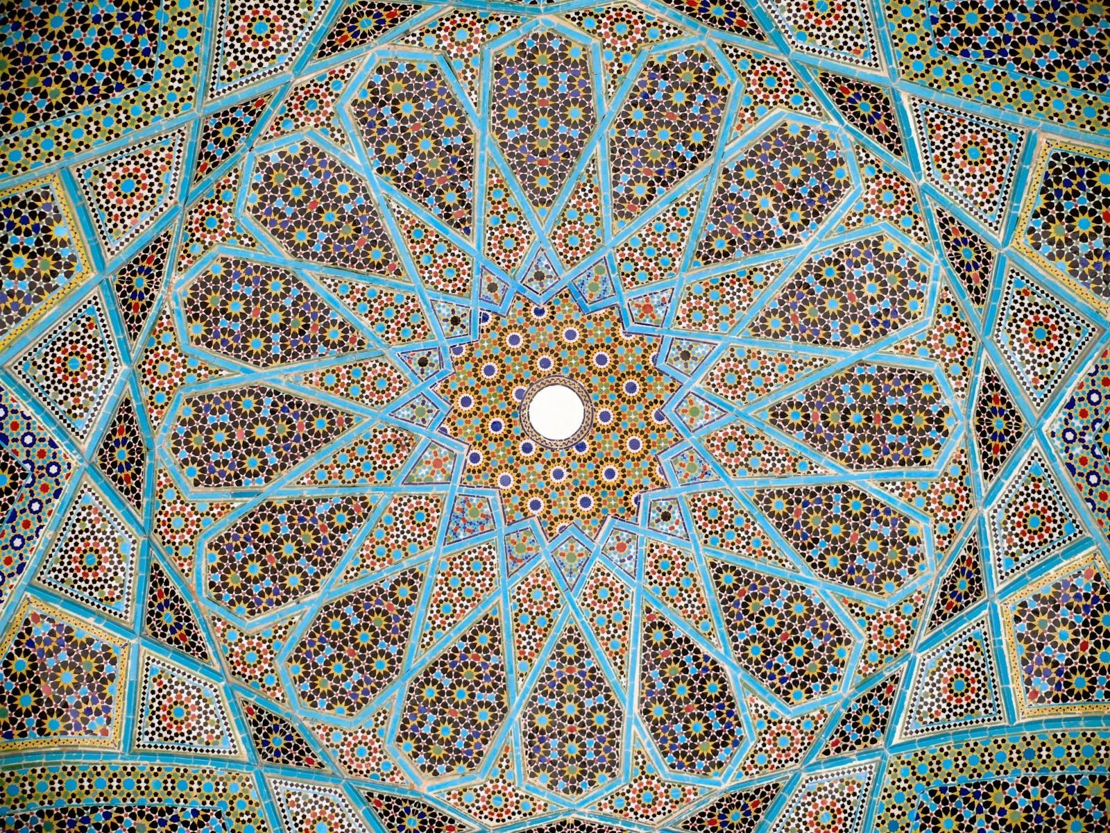 traditional mosque ceiling