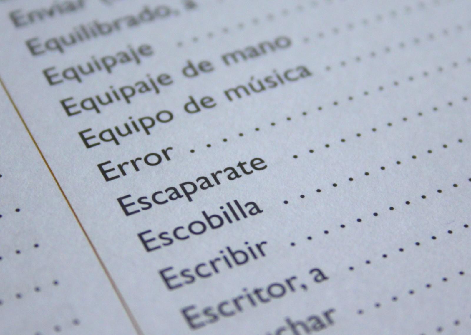 Build your Spanish vocabulary prior to the exam