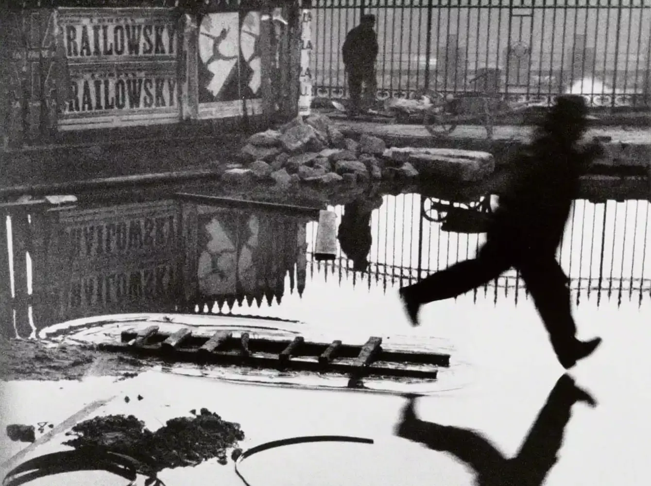 Behind the Gare Saint-Lazare by Henri Cartier-Bresson