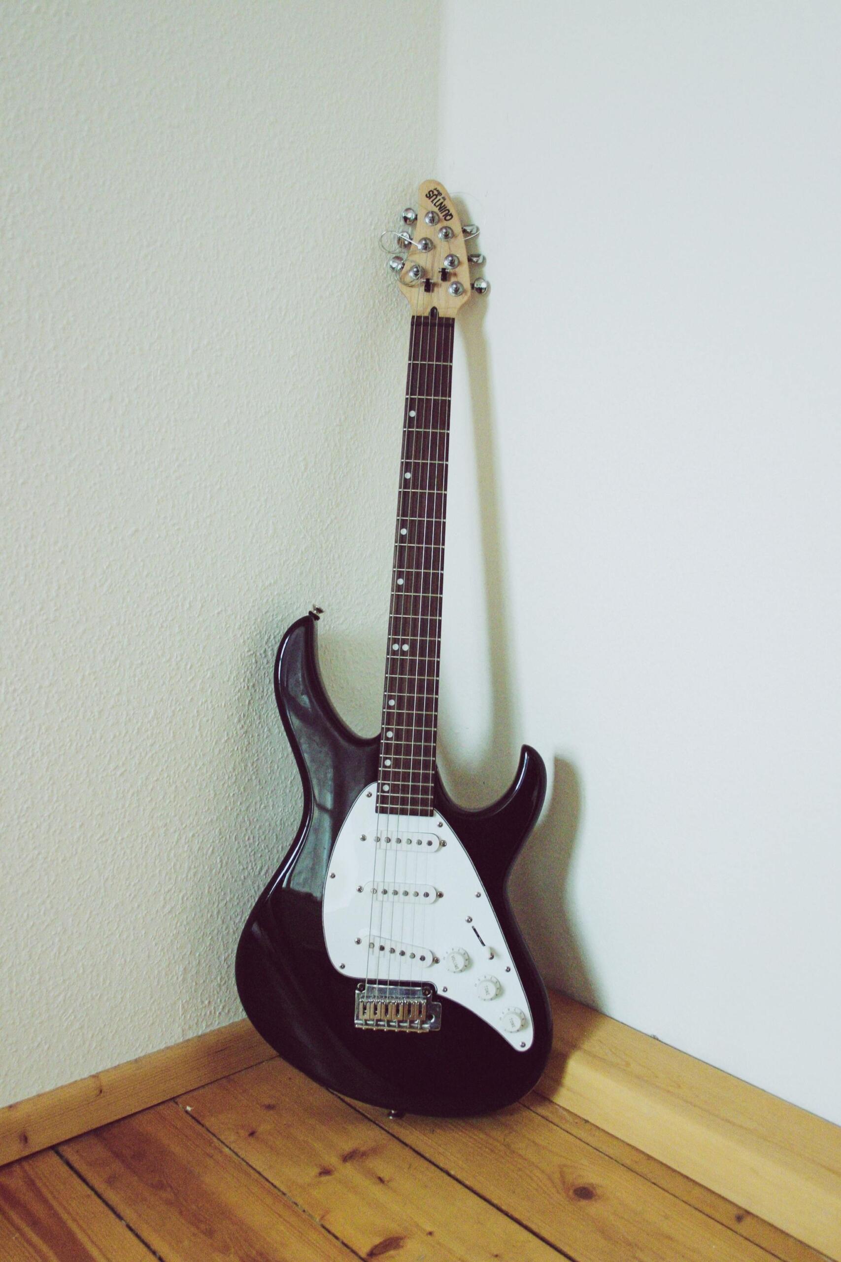 Rock music guitar