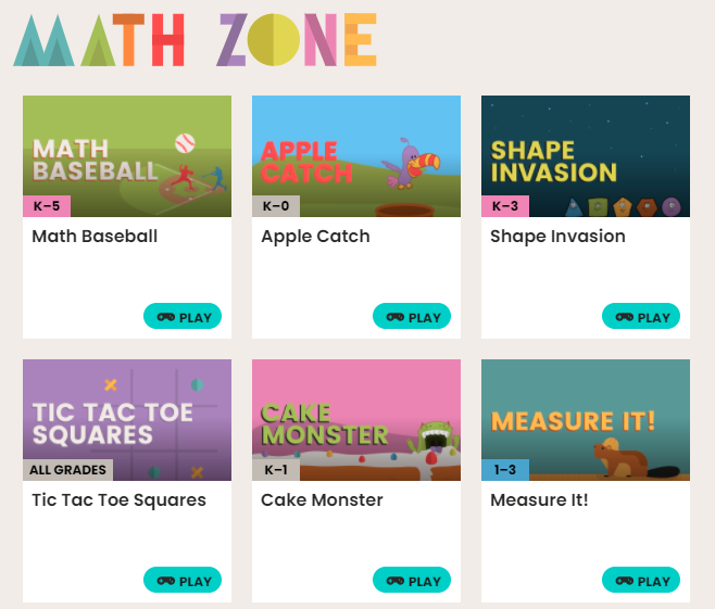 The ‘Funbrain’ site, showcasing math games for kids. Please help your child get rid of their fear of math by making it seem like a game to them! Use any of the free online resources and games available to get them to learn math concepts that they are intimidated by