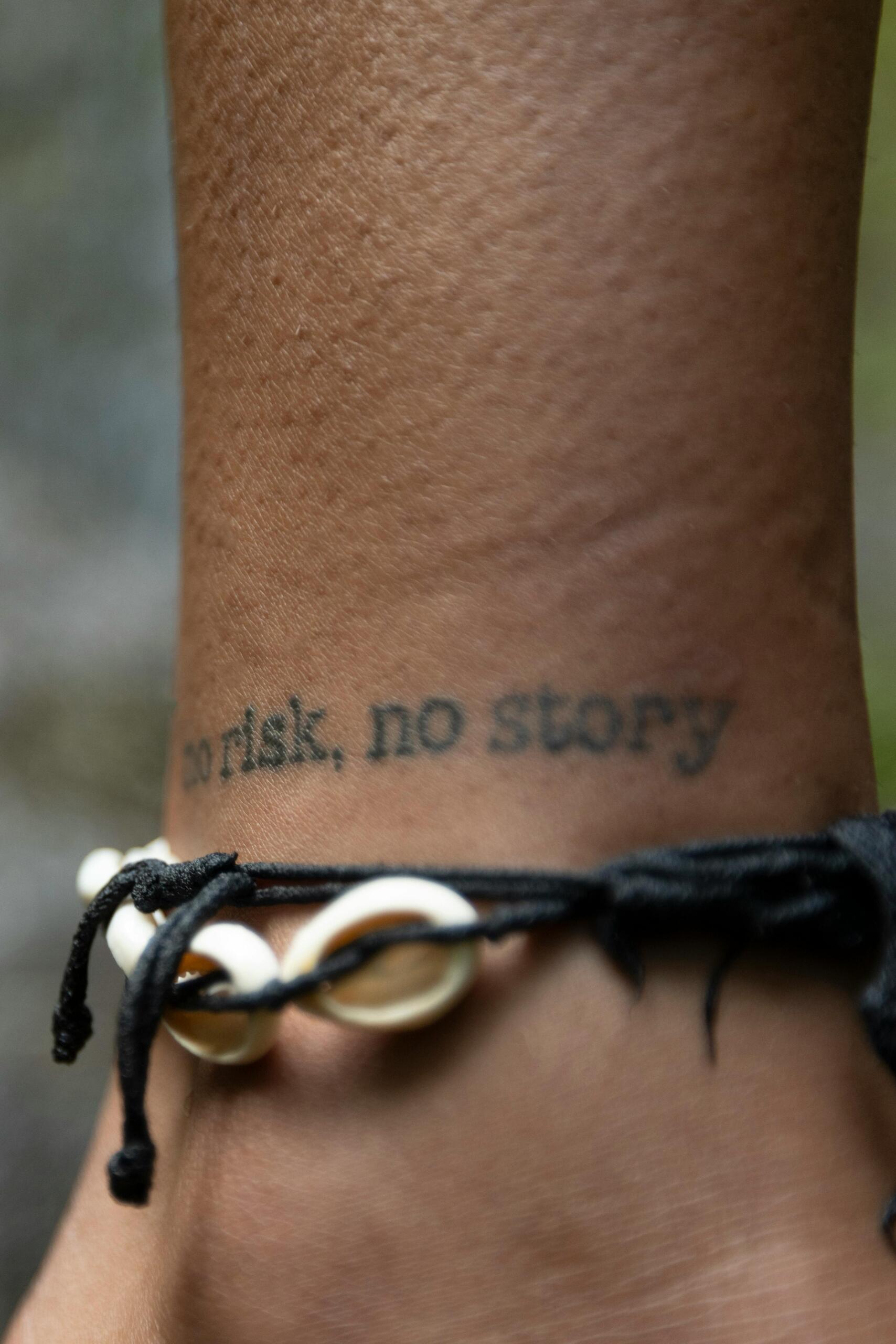 Writing-style tattoos are a great way of expressing  yourself on your skin 