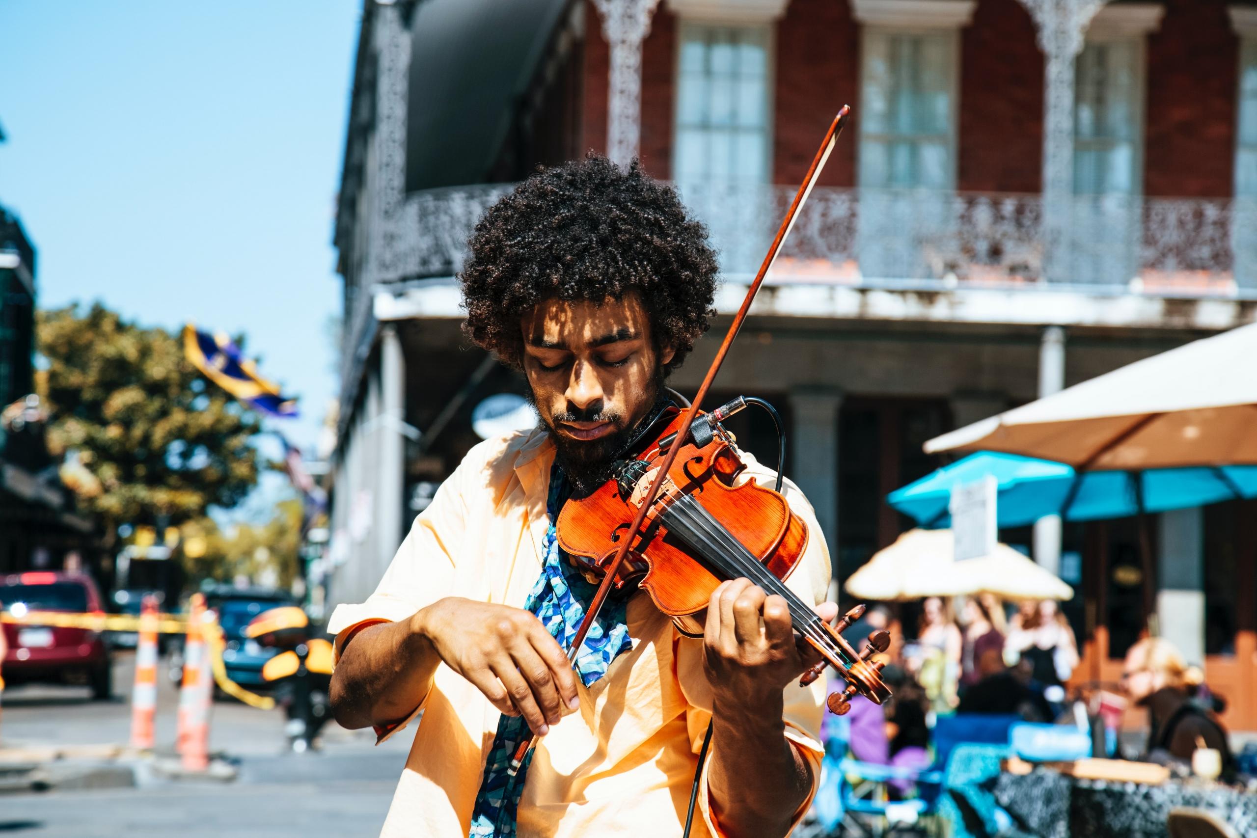 Violinist in the street