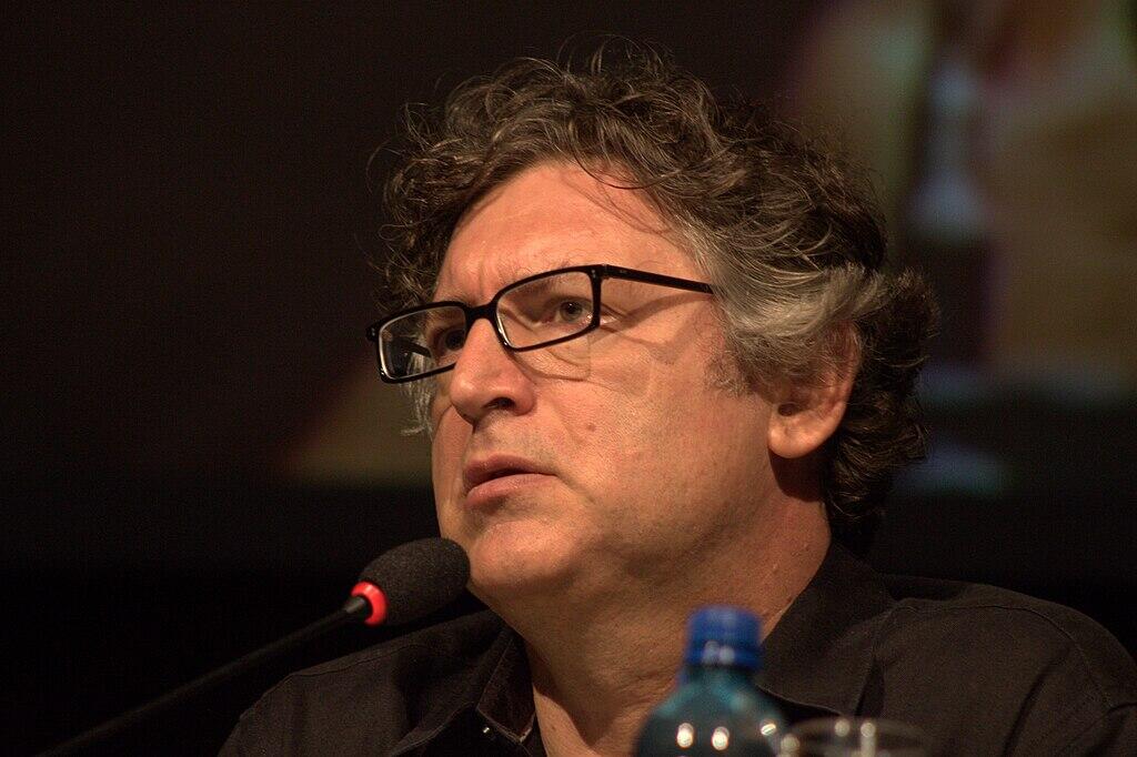 Michel Onfray speaking at a conference.