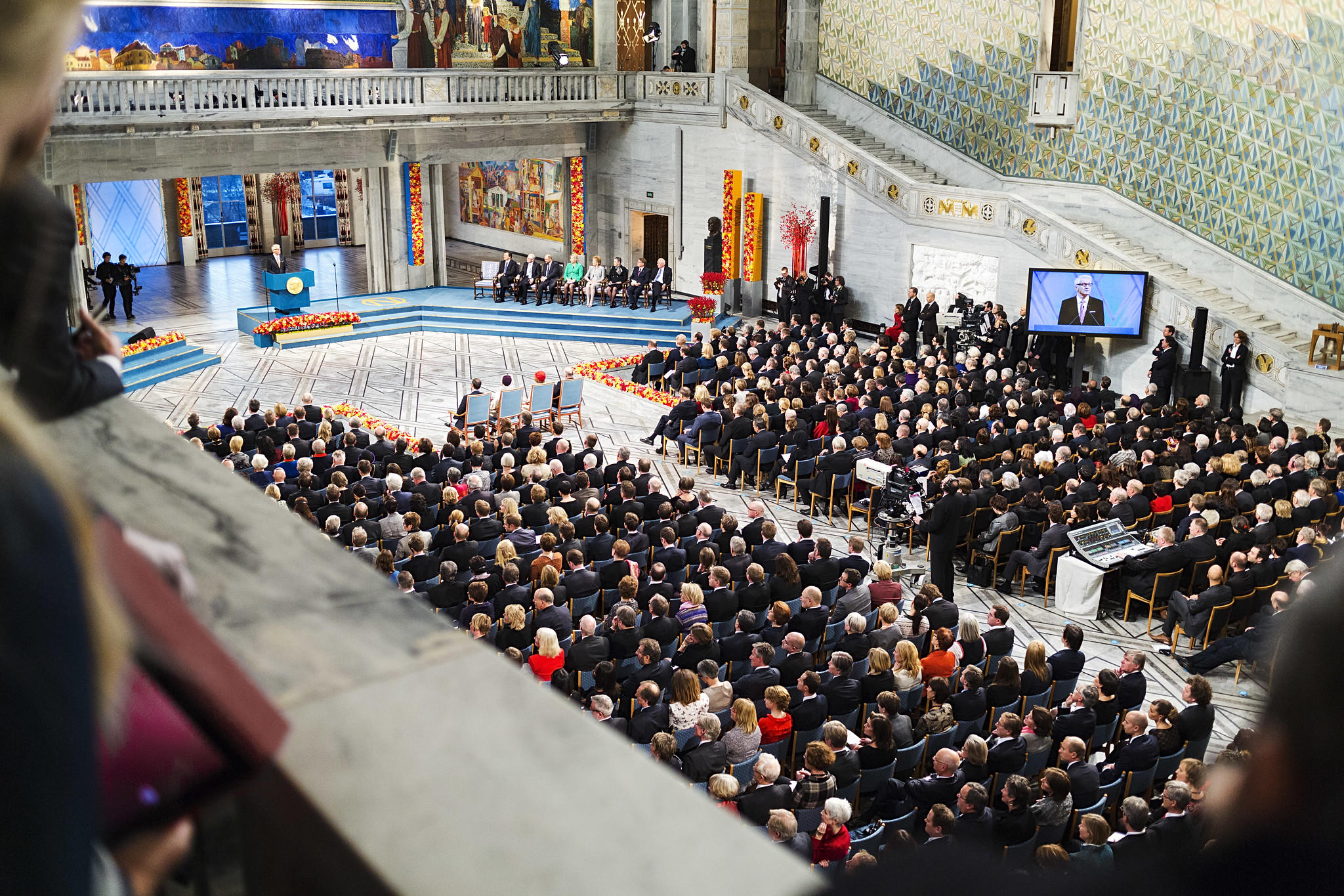 The Nobel Prize ceremony