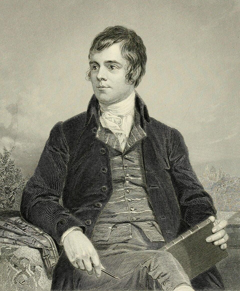  A portrait of Robert Burns