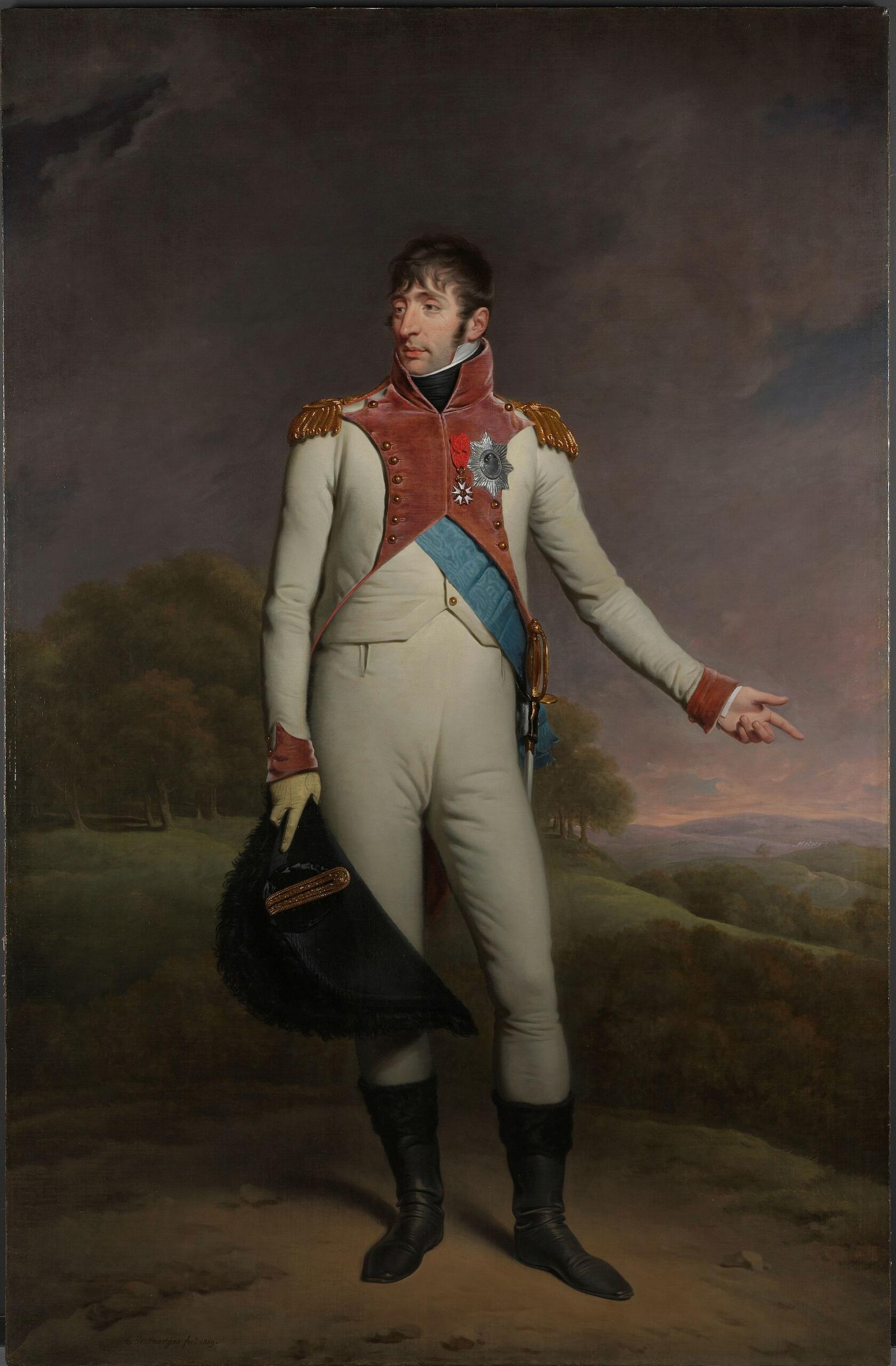 Portrait of Lodewijk (Louis) Napoleon Bonaparte in Holland (1809)