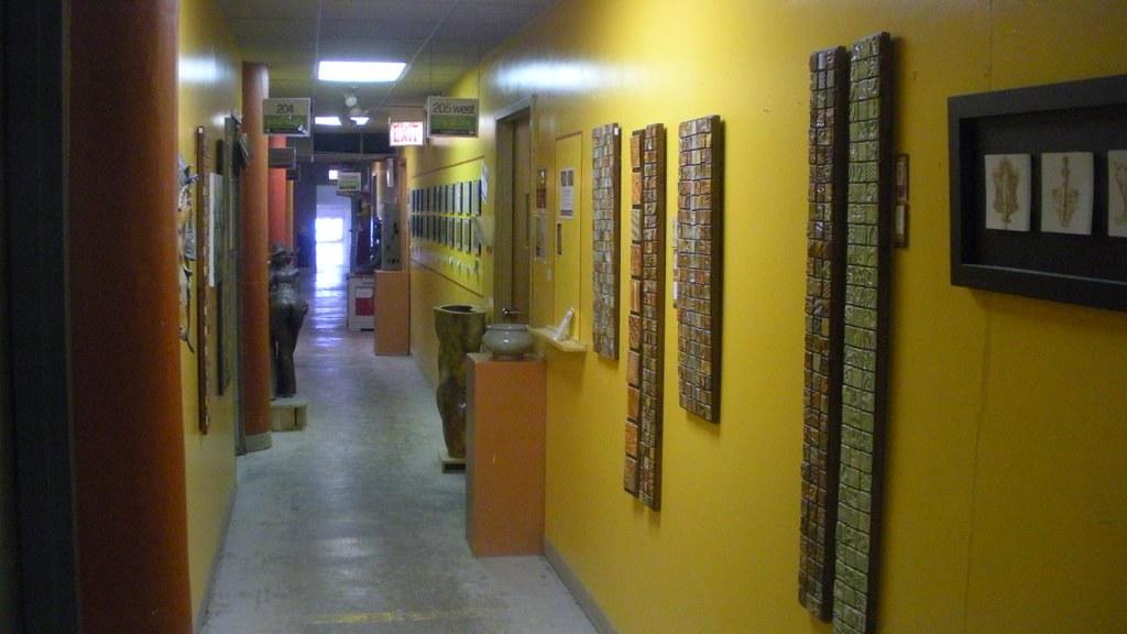 Art center hallway