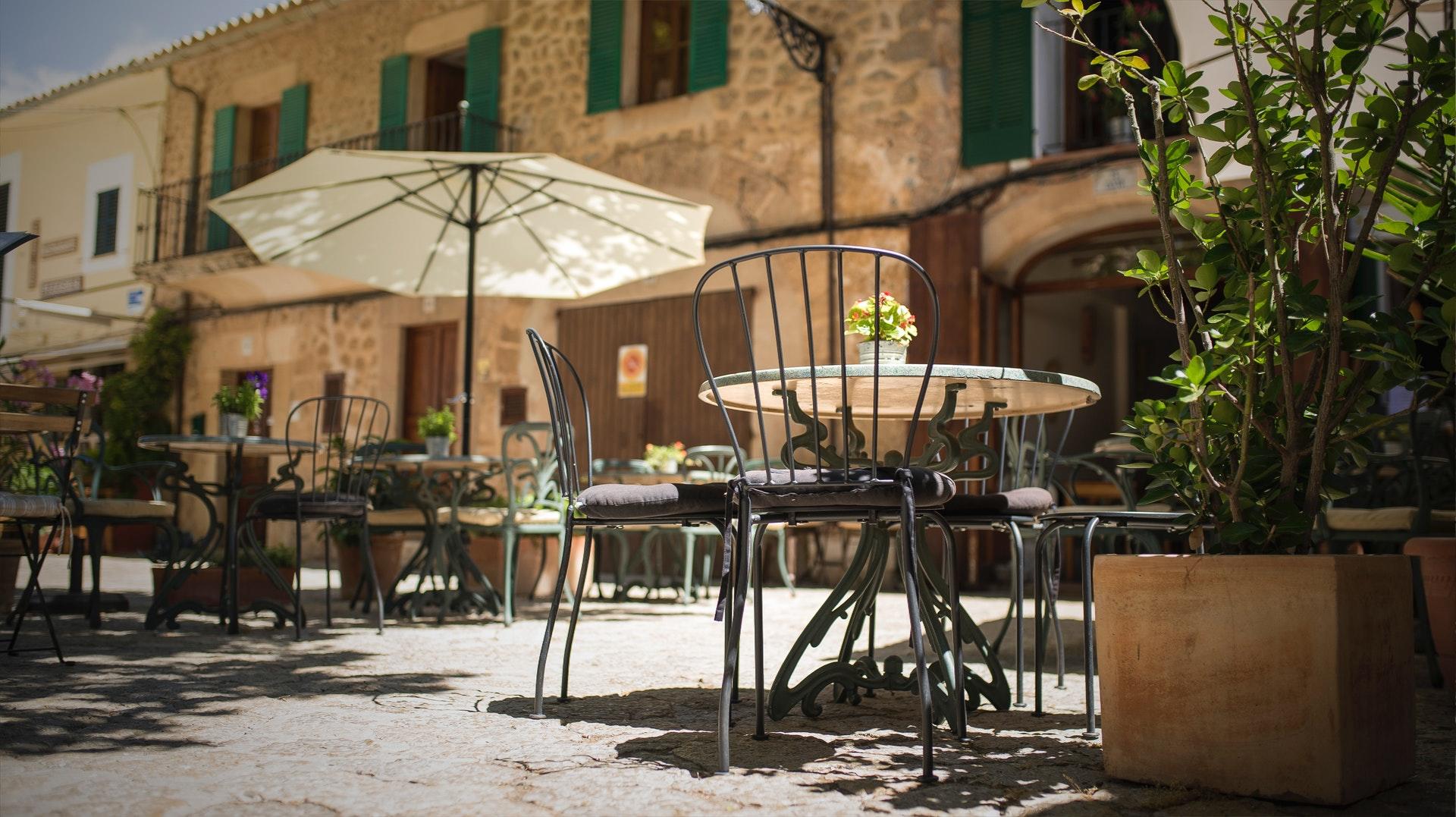 terrace in spain