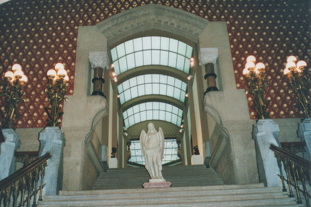 Interior of the PAFA with an angel