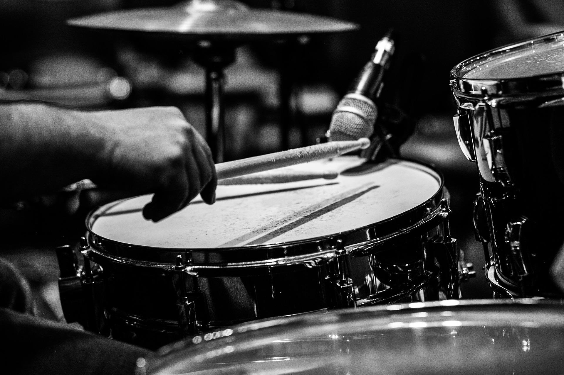 Professional drum kit.