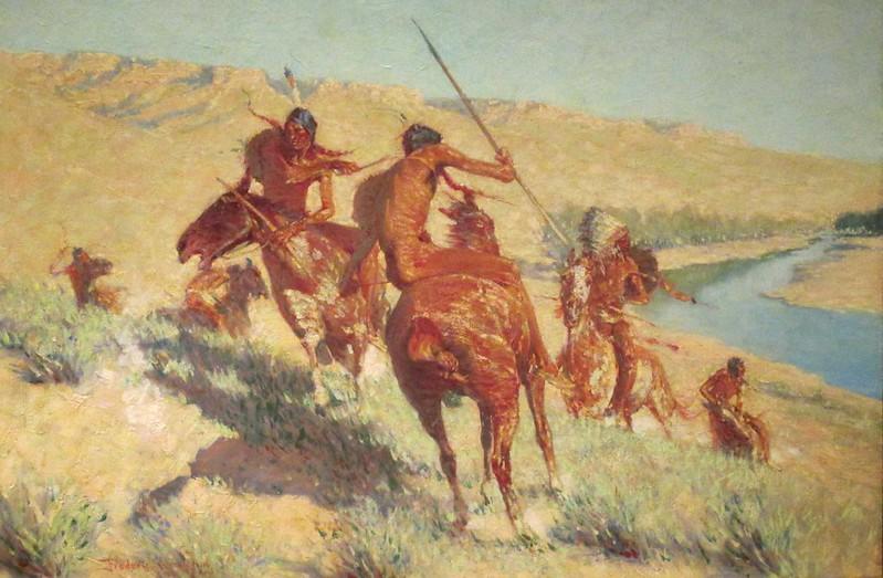 Episode Of The Buffalo Gun - drawing in Houson