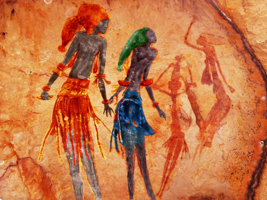 Gwon Gwon gallery cave drawing reconstruction - Photo credit: Robin Hutton on Visual hunt / CC BY-NC-ND