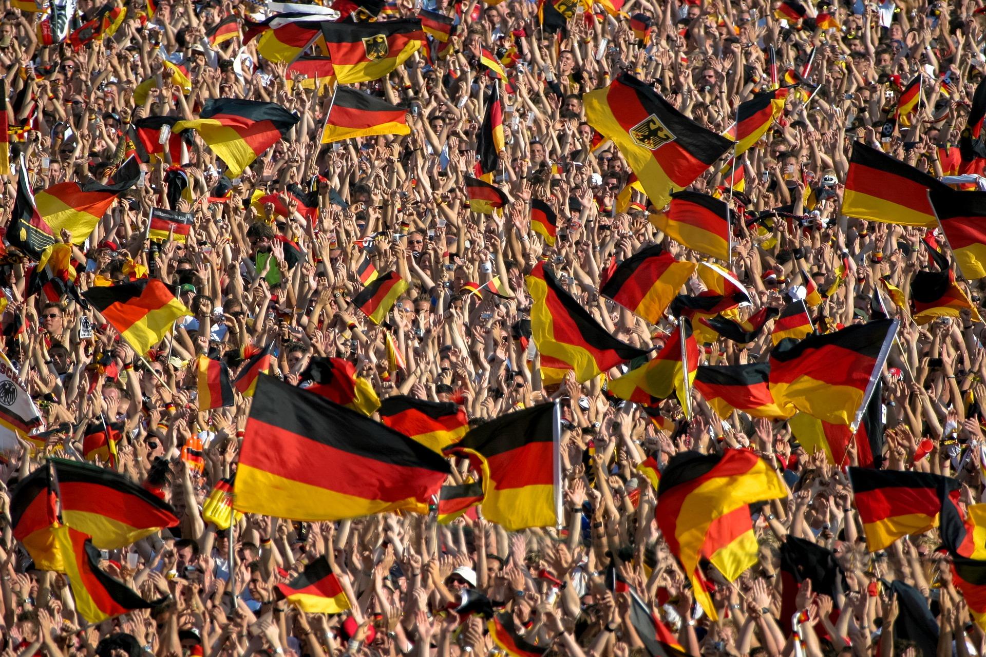 German people gathered