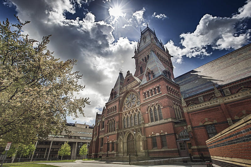 Harvard University in the daytime. 