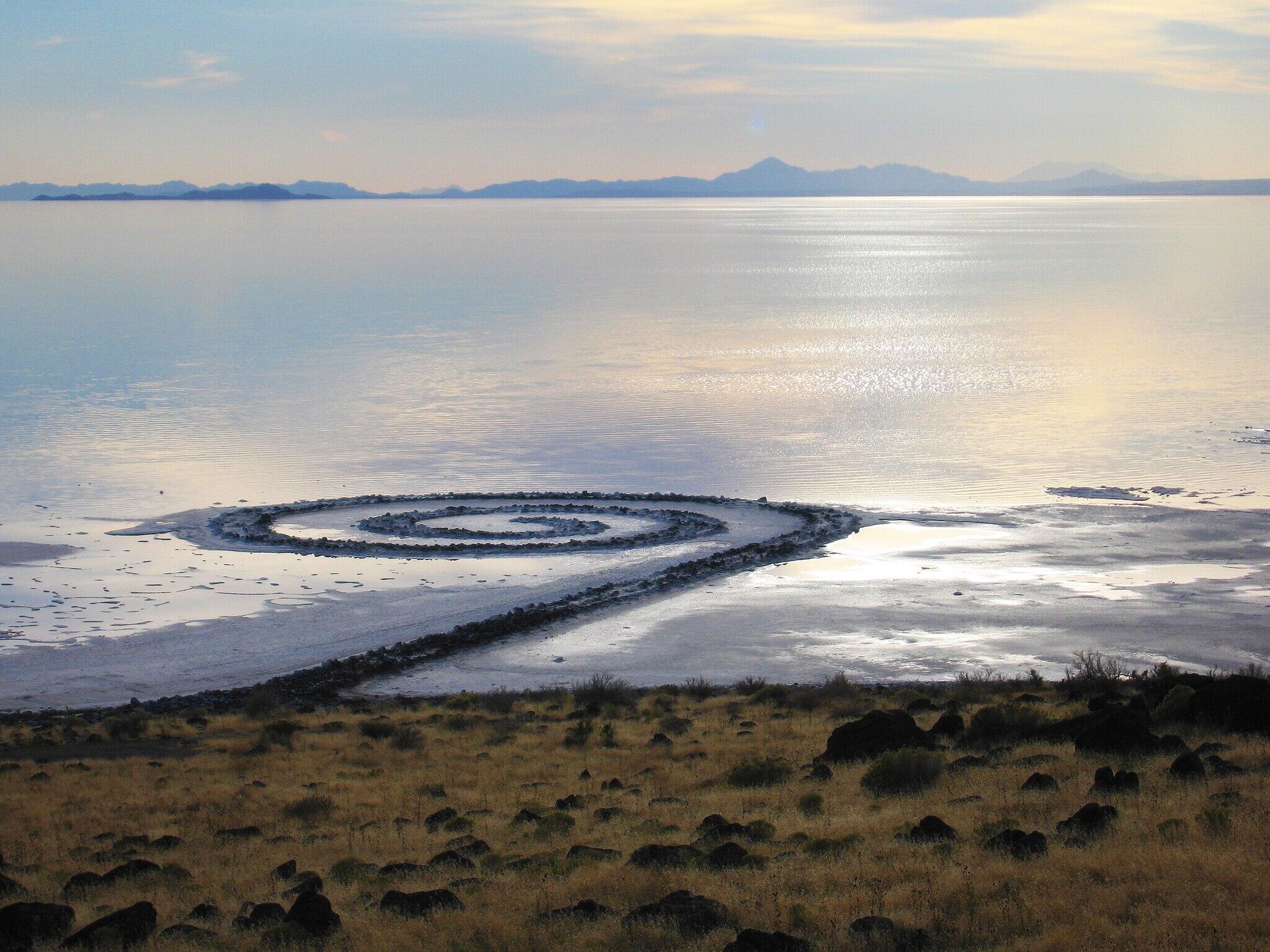 Spiral Jetty by Smithson