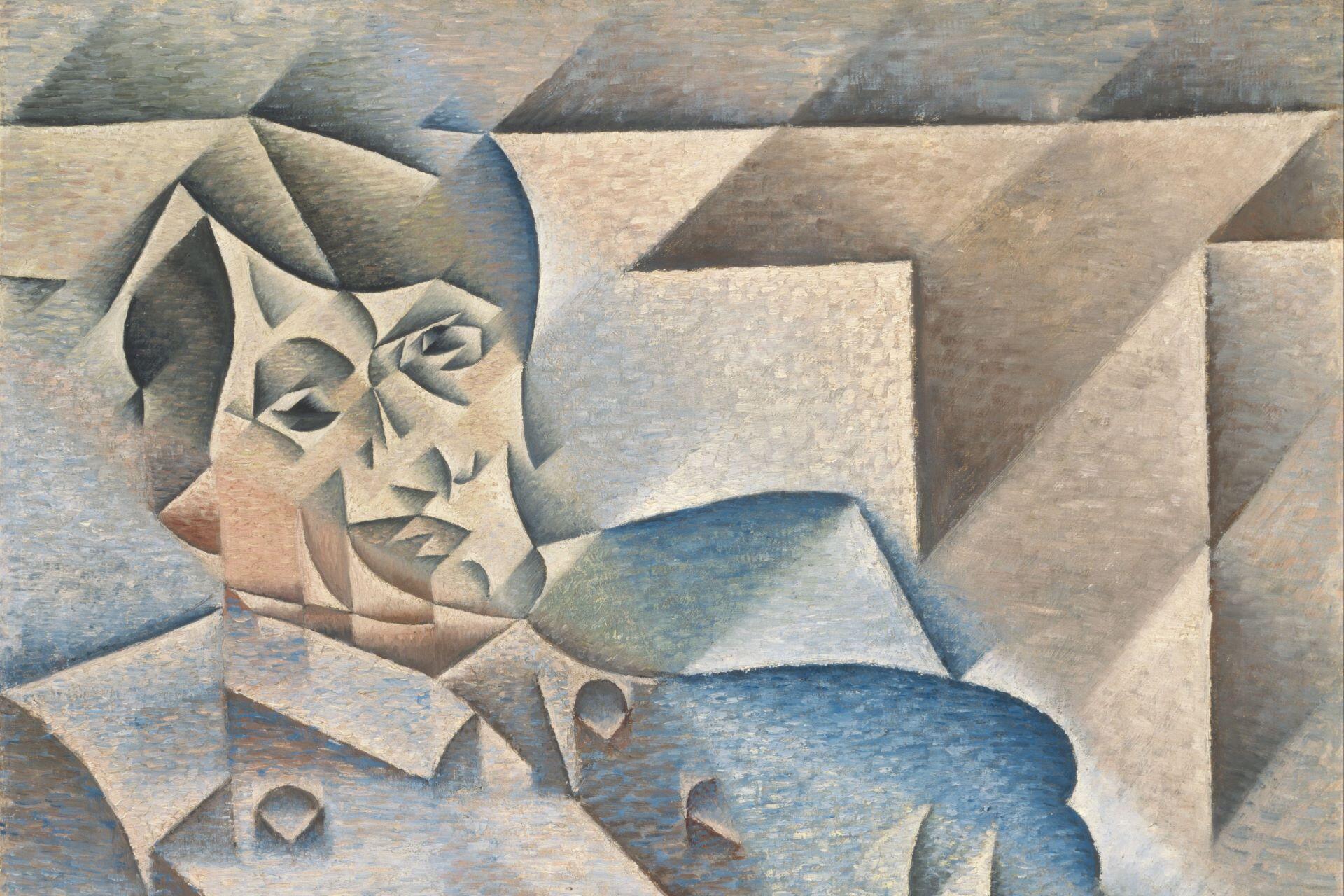 A painting of Pablo Picasso by Juan Gris.