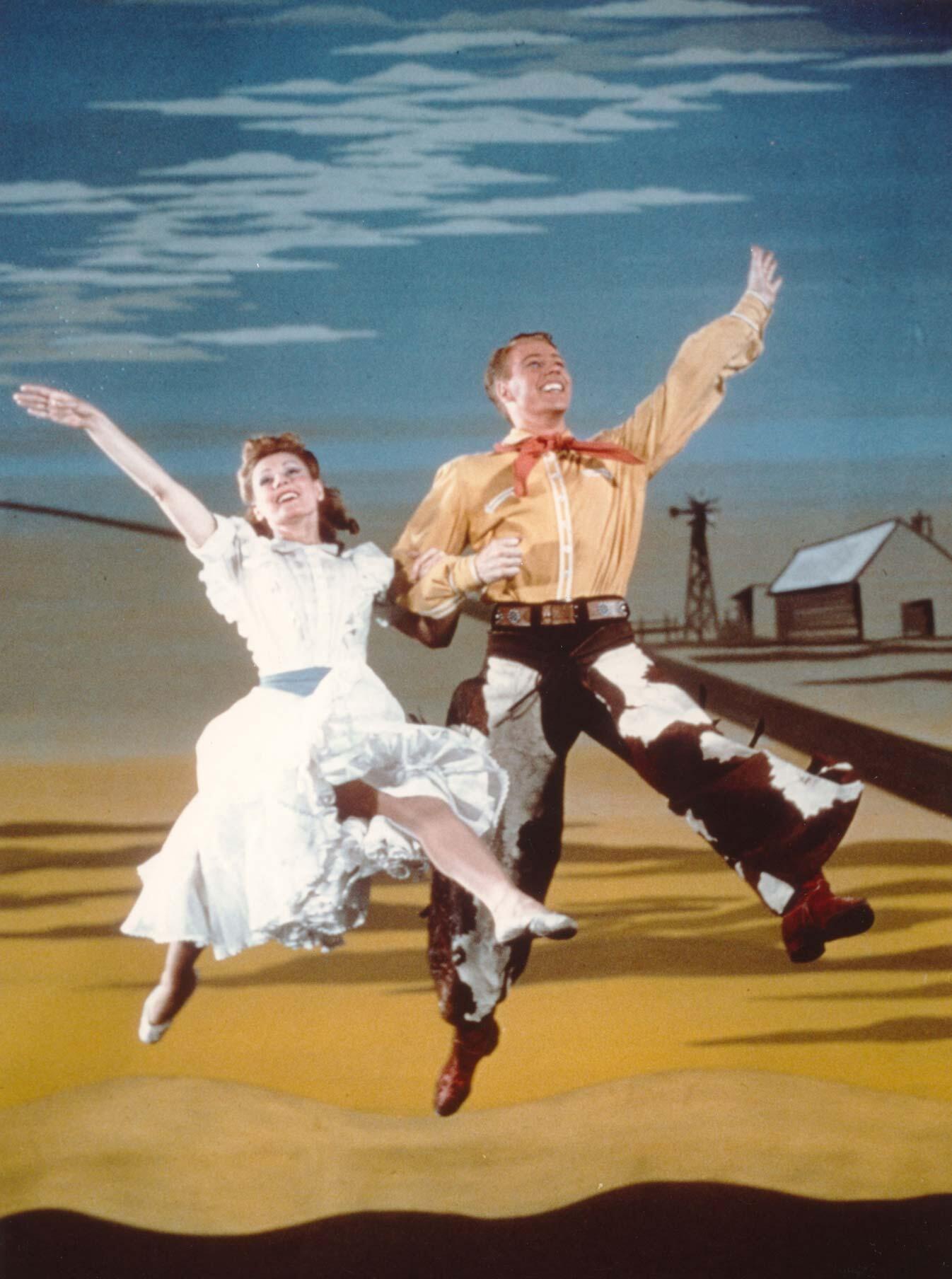 Still from the original 1943 Broadway production of "Oklahoma!" 