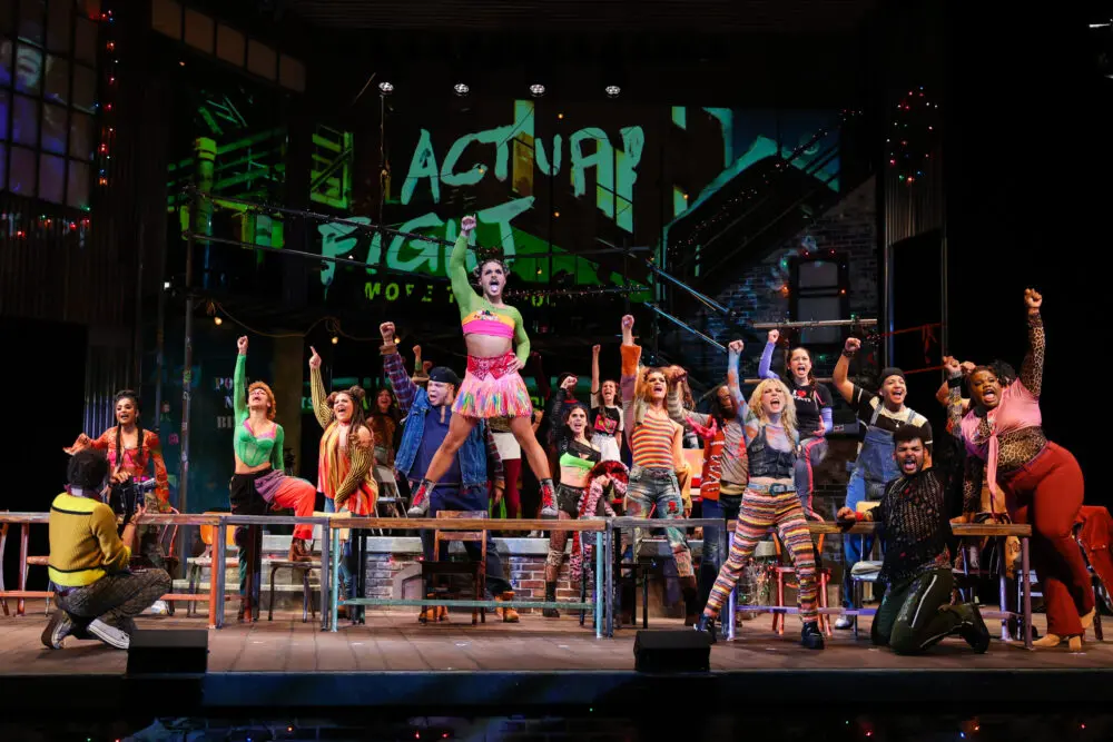 Rent cast at the Theatre Under The Stars' production in Houston, TX