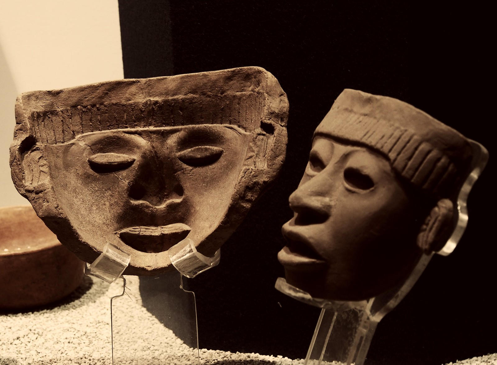 Ancient masks found in Teotihuacan, Mexico now being displayed at a museum
