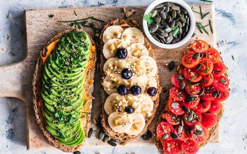veggie toast