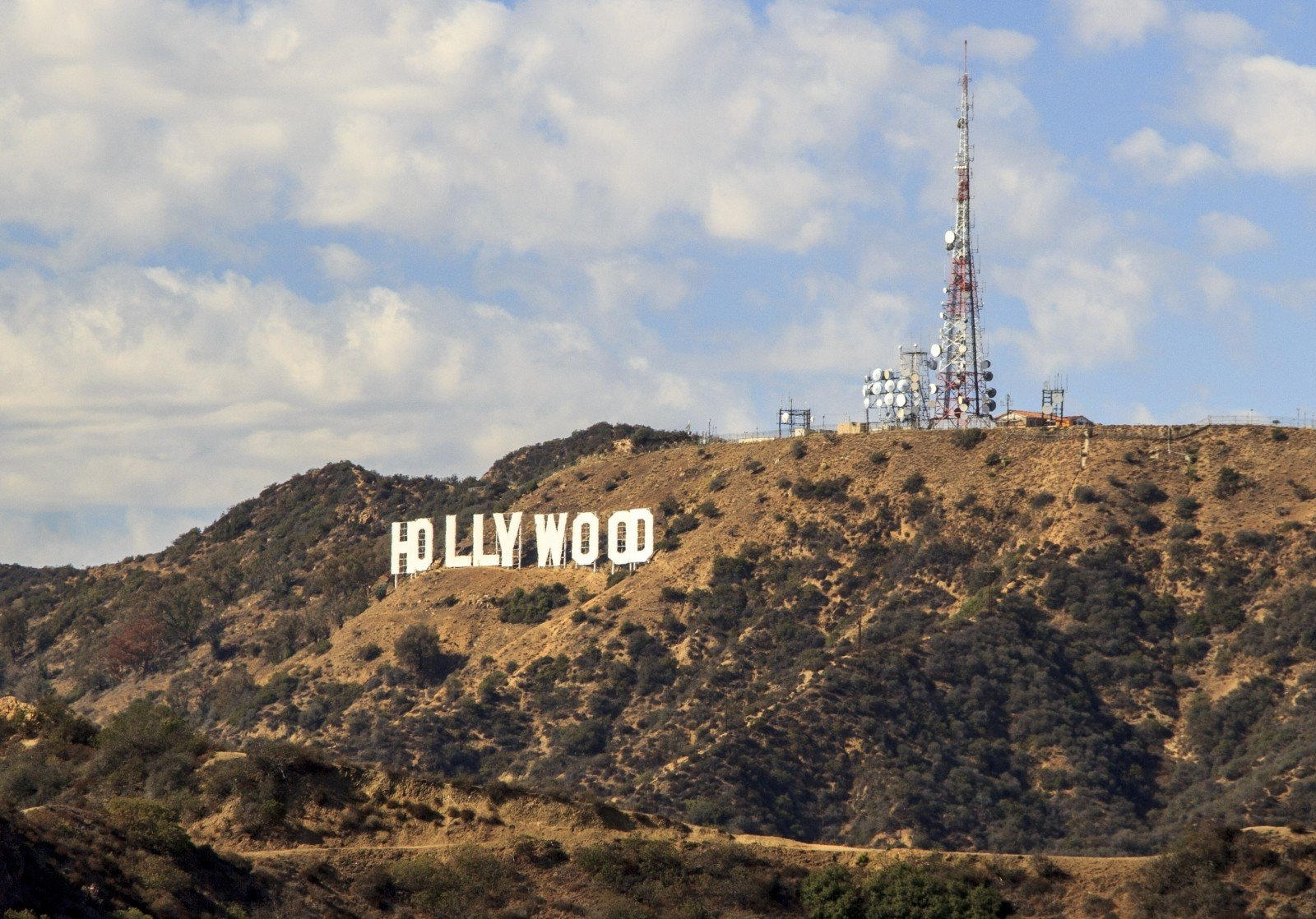 iconic hollywood sign in Los Angeles